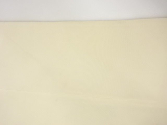  塩瀬金銀駒刺繍万年青模様名古屋帯